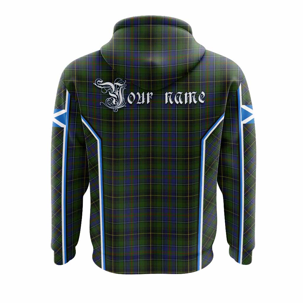 MacInnes (McInnes) Tartan Crest Hoodie Scotland Coat of Arm Flag Style - Tartan Vibes Clothing