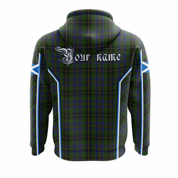 MacInnes (McInnes) Tartan Crest Hoodie Scotland Coat of Arm Flag Style