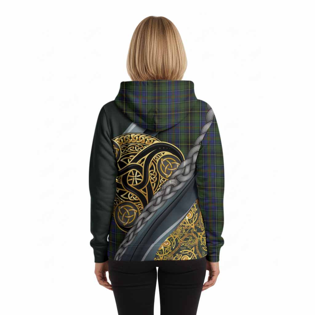 MacInnes (McInnes) Tartan Crest Hoodie Scottish Triskele Celtic