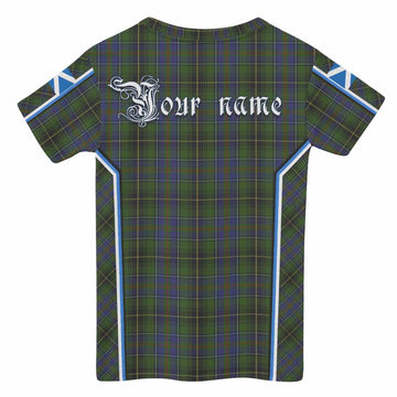 MacInnes (McInnes) Tartan Crest Kid T-shirt Scotland Coat of Arm Flag Style