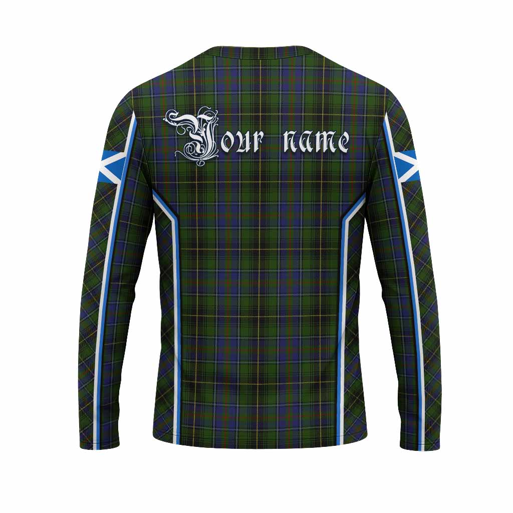 MacInnes (McInnes) Tartan Crest Long Sleeve T-Shirt Scotland Coat of Arm Flag Style - Tartan Vibes Clothing