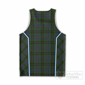 MacInnes (McInnes) Tartan Crest Men Tank Top Scotland Coat of Arm Flag Style