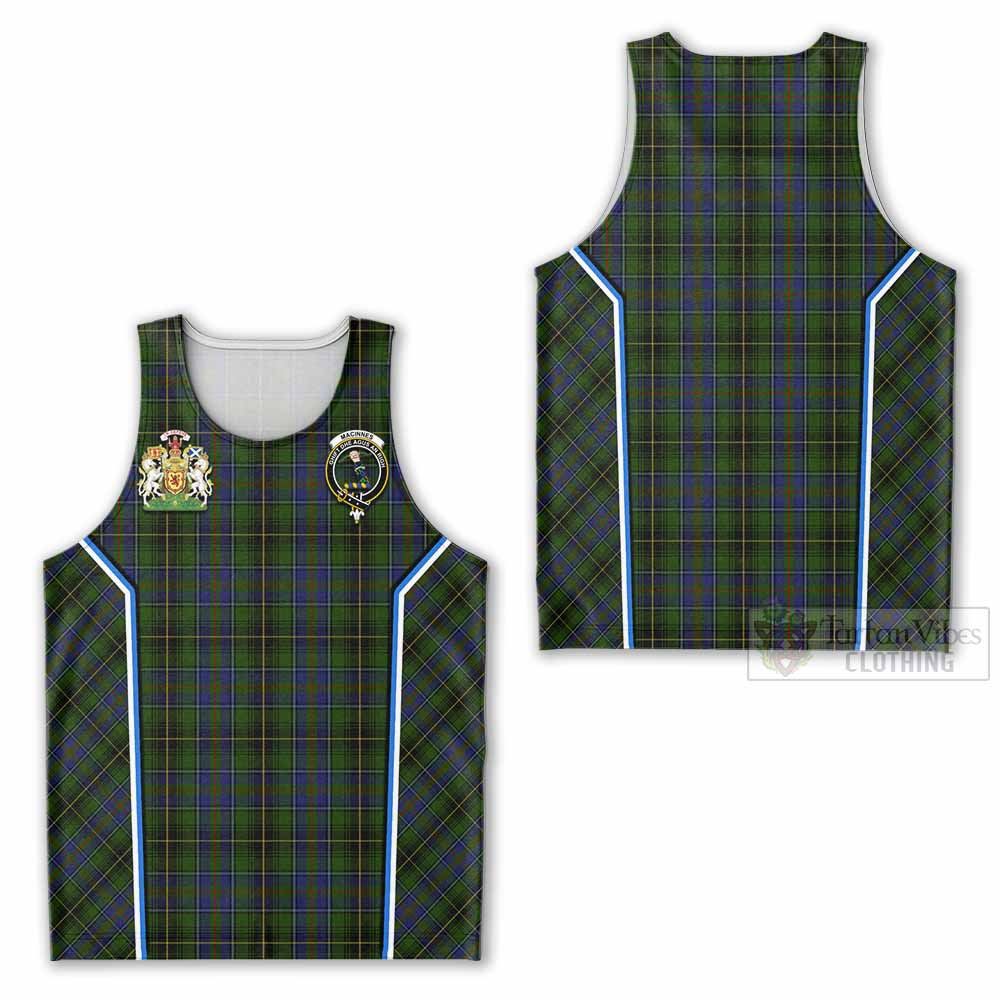 MacInnes (McInnes) Tartan Crest Men Tank Top Scotland Coat of Arm Flag Style - Tartan Vibes Clothing