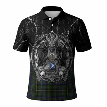 MacInnes (McInnes) Tartan Crest Polo Shirt Celtic Odin's Raven Legacy