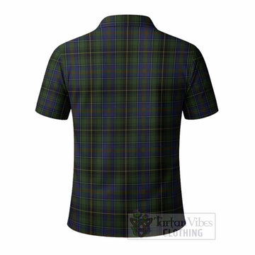 MacInnes (McInnes) Tartan Crest Polo Shirt Ferocious Lion Style