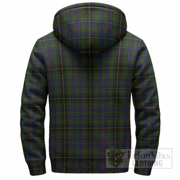 MacInnes (McInnes) Tartan Crest Sherpa Hoodie Ferocious Lion Style
