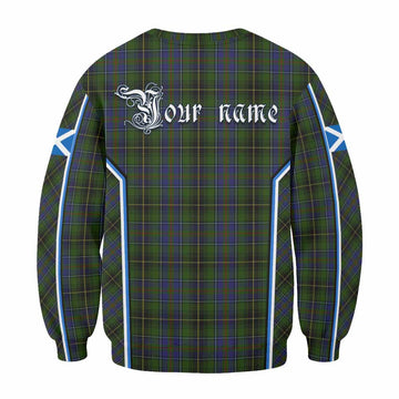 MacInnes (McInnes) Tartan Crest Sweatshirt Scotland Coat of Arm Flag Style