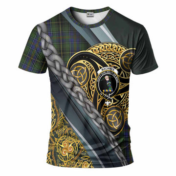 MacInnes (McInnes) Tartan Crest T-Shirt Scottish Triskele Celtic
