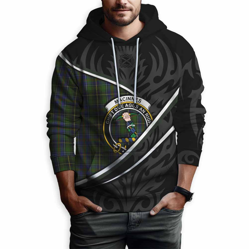 MacInnes (McInnes) Tartan Family Crest Hoodie Celtic Scottish Thistle Floral - Tartan Vibes Clothing