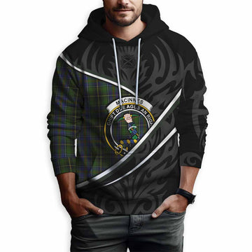 MacInnes (McInnes) Tartan Family Crest Hoodie Celtic Scottish Thistle Floral