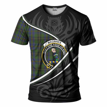 MacInnes (McInnes) Tartan Family Crest T-shirt Celtic Scottish Thistle Floral - Tartan Vibes Clothing