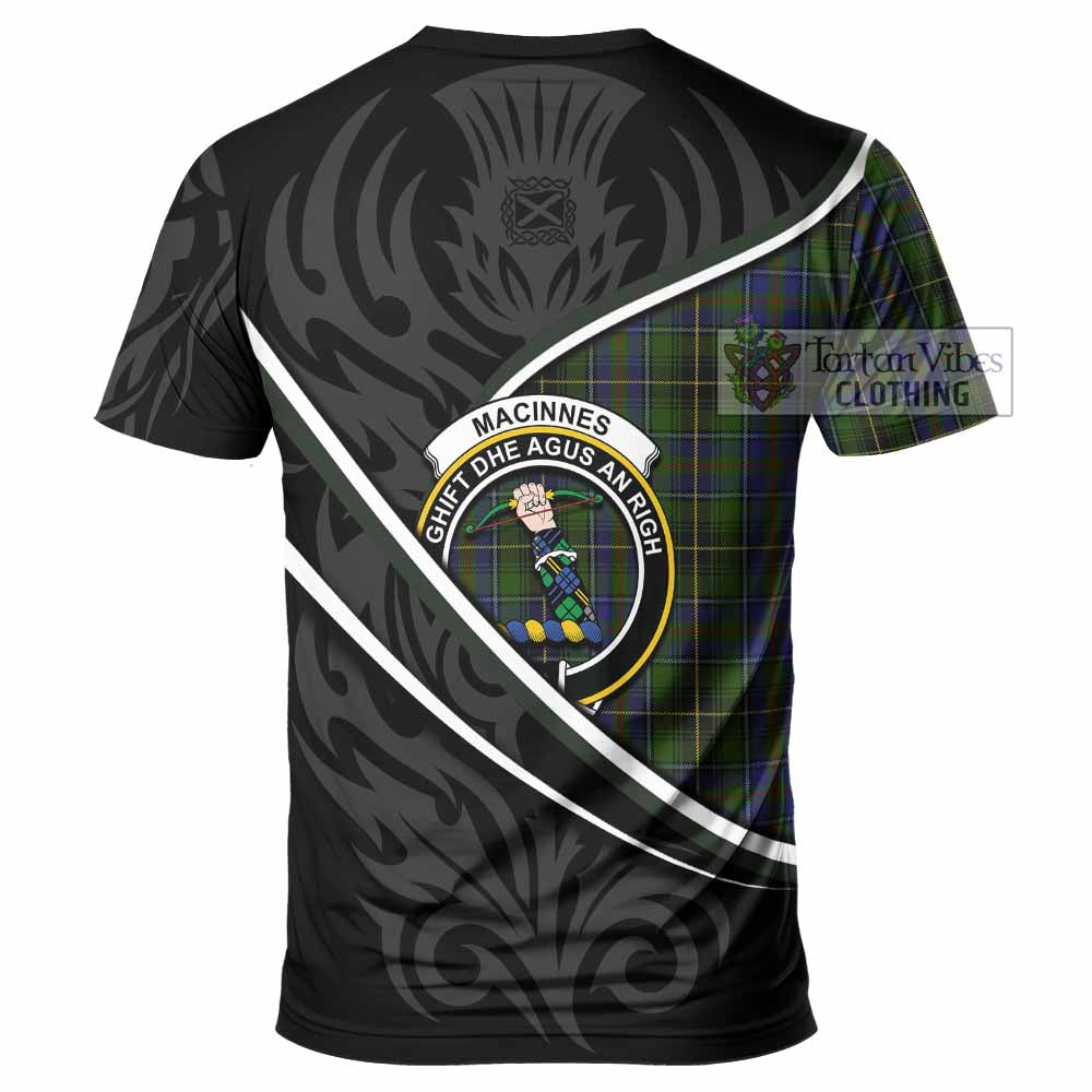 MacInnes (McInnes) Tartan Family Crest T-shirt Celtic Scottish Thistle Floral - Tartan Vibes Clothing