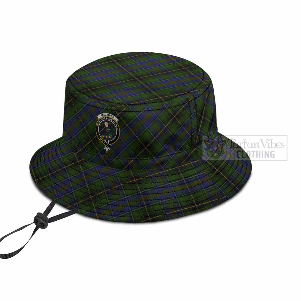 MacInnes (McInnes) Tartan Fishing Hat with Family Crest