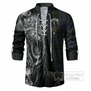 MacInnes (McInnes) Tartan Ghillie Shirt Roaring Lion Heritage