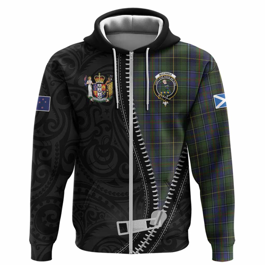 MacInnes (McInnes) Tartan Hoodie New Zealand Pattern Unique Zipper Stylized