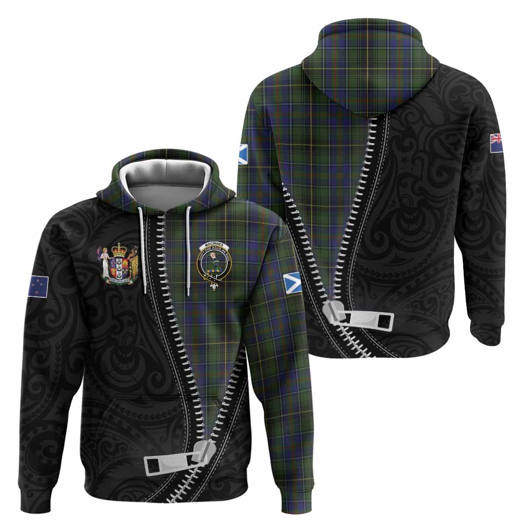 MacInnes (McInnes) Tartan Hoodie New Zealand Pattern Unique Zipper Stylized