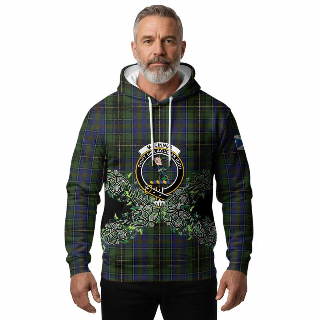 MacInnes (McInnes) Tartan Hoodie Thistle Scottish Spirit
