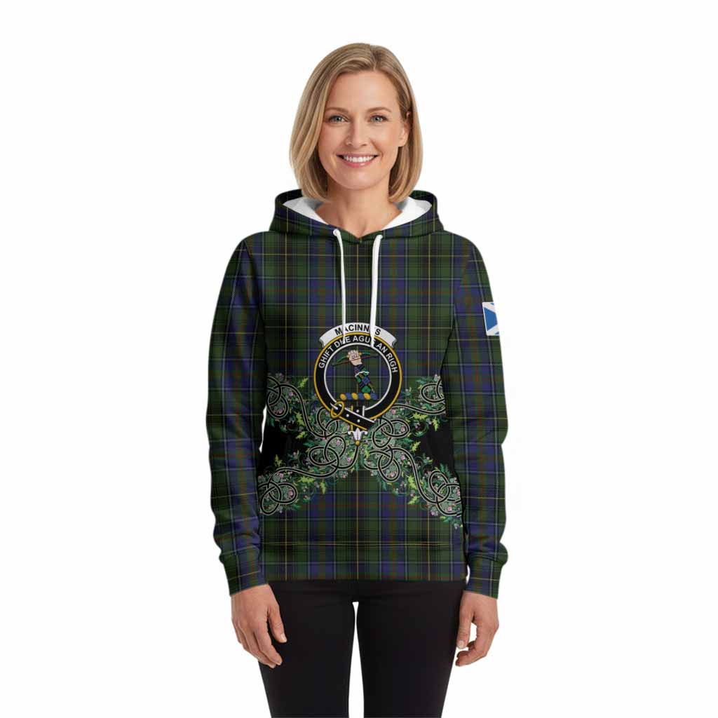 MacInnes (McInnes) Tartan Hoodie Thistle Scottish Spirit