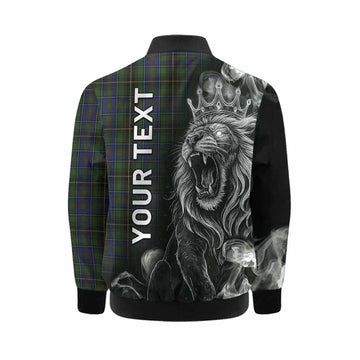 MacInnes (McInnes) Tartan Kid Bomber Jacket Roaring Lion Heritage