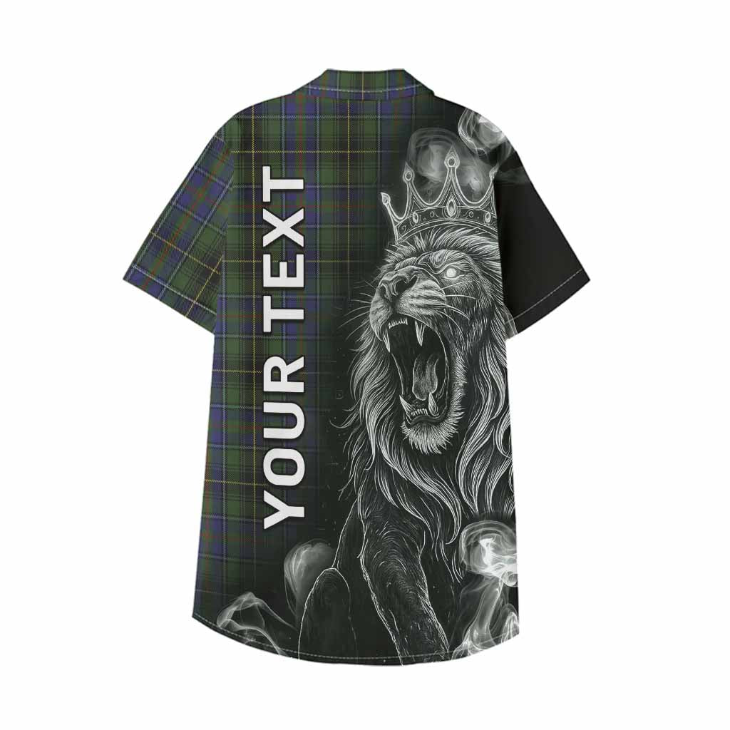 MacInnes (McInnes) Tartan Kid Hawaiian Shirt Roaring Lion Heritage