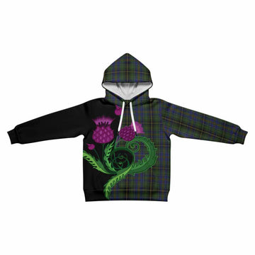MacInnes (McInnes) Tartan Kid Hoodie Traditional Scottish Thistle