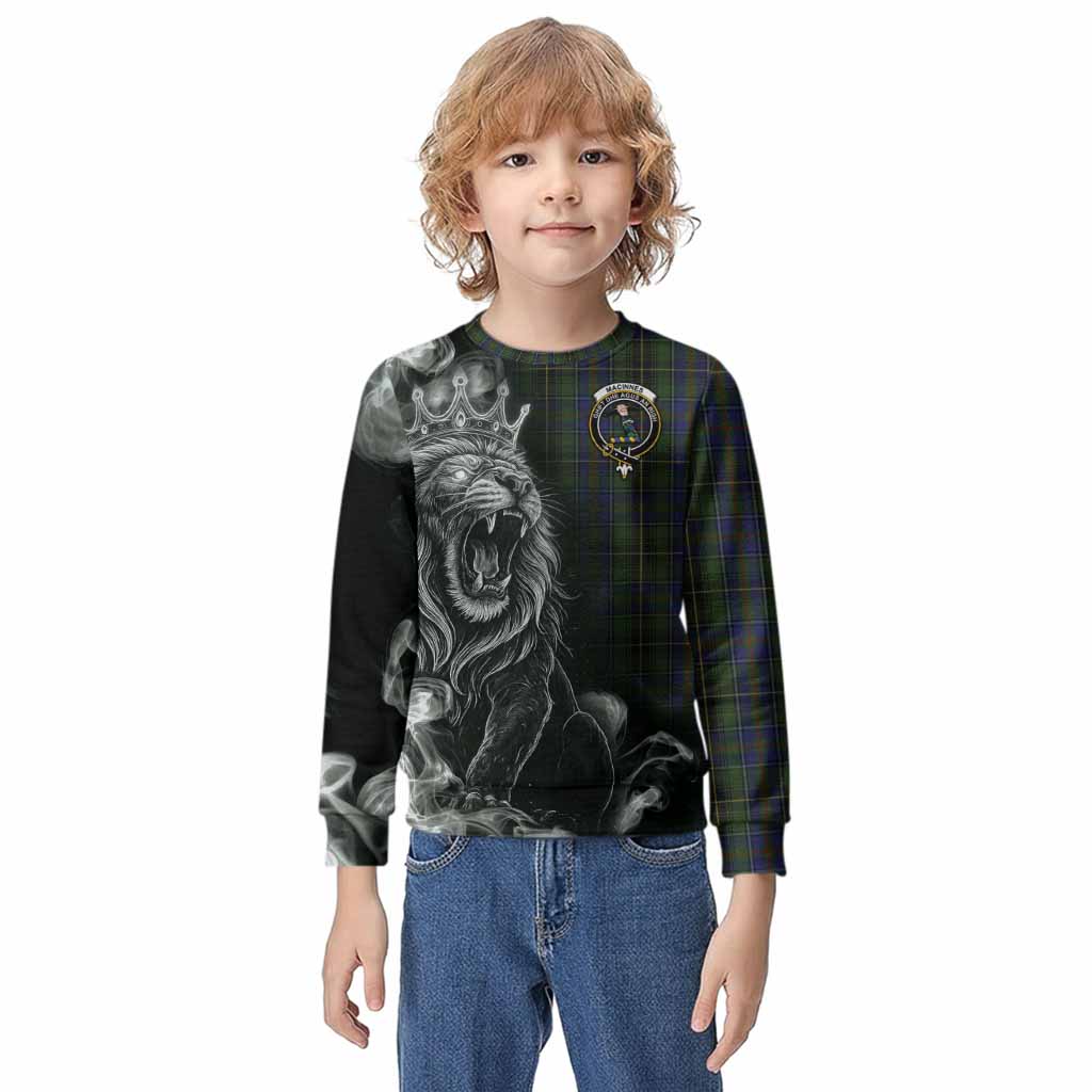MacInnes (McInnes) Tartan Kid Knitted Sweatshirt Roaring Lion Heritage