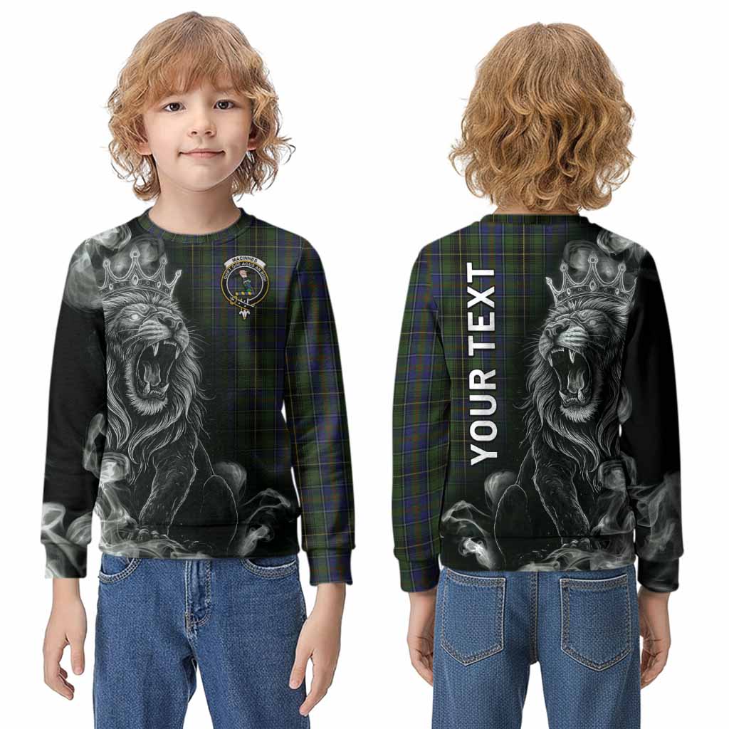 MacInnes (McInnes) Tartan Kid Knitted Sweatshirt Roaring Lion Heritage