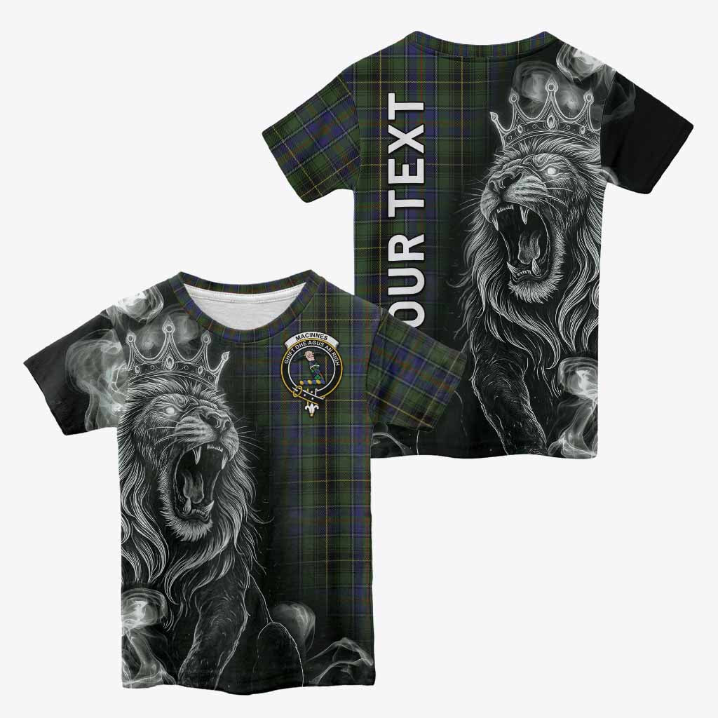 MacInnes (McInnes) Tartan Kid T-shirt Roaring Lion Heritage