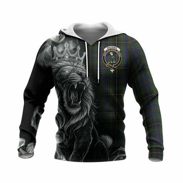MacInnes (McInnes) Tartan Knitted Hoodie Roaring Lion Heritage