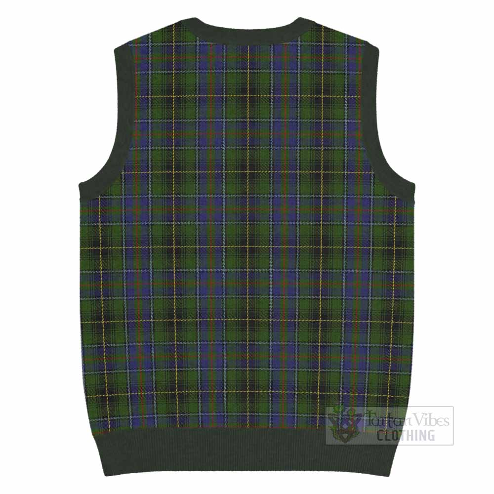 MacInnes (McInnes) Tartan Knitted V-Neck Vest with Family Crest - Tartan Vibes Clothing