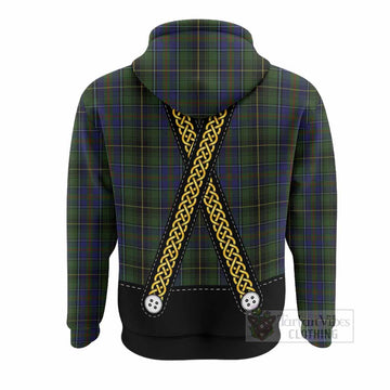 MacInnes (McInnes) Tartan Lederhosen Costume Hoodie Scotland Celtic Knot Motif