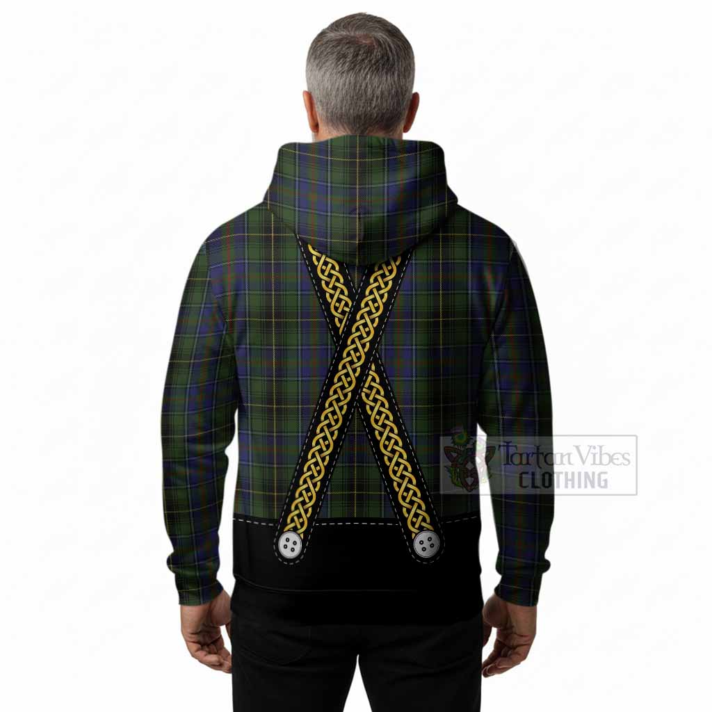 MacInnes (McInnes) Tartan Lederhosen Costume Hoodie Scotland Celtic Knot Motif
