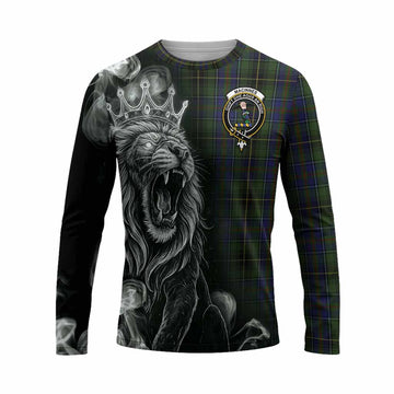 MacInnes (McInnes) Tartan Long Sleeve T-Shirt Roaring Lion Heritage