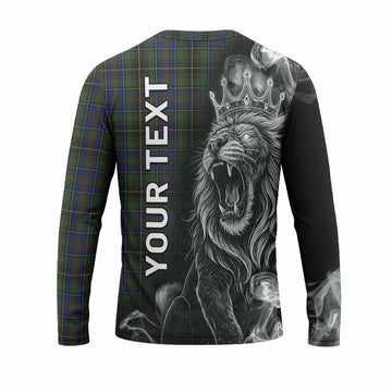 MacInnes (McInnes) Tartan Long Sleeve T-Shirt Roaring Lion Heritage