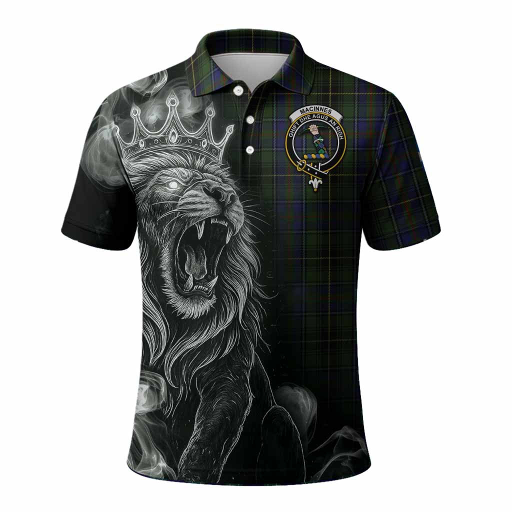 MacInnes (McInnes) Tartan Polo Shirt Roaring Lion Heritage