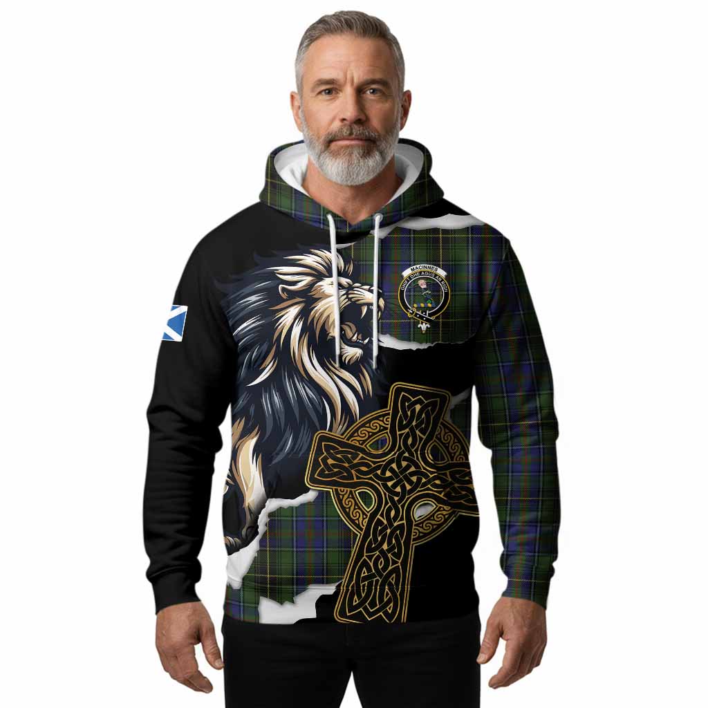 MacInnes (McInnes) Tartan Scottish Hoodie Lion Celtic Heritage