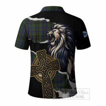 MacInnes (McInnes) Tartan Scottish Polo Shirt Lion Celtic Heritage