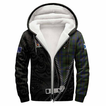 MacInnes (McInnes) Tartan Sherpa Hoodie New Zealand Pattern Unique Zipper Stylized