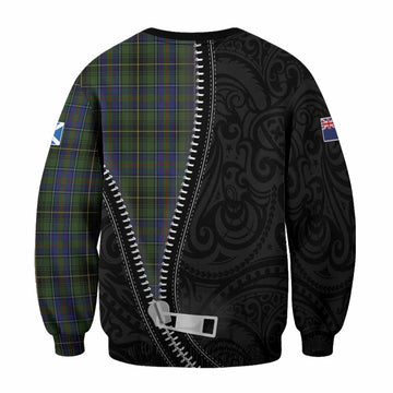 MacInnes (McInnes) Tartan Sweatshirt New Zealand Pattern Unique Zipper Stylized