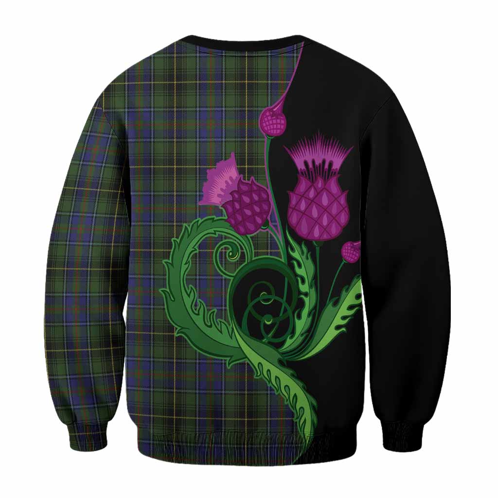MacInnes (McInnes) Tartan Sweatshirt Traditional Scottish Thistle