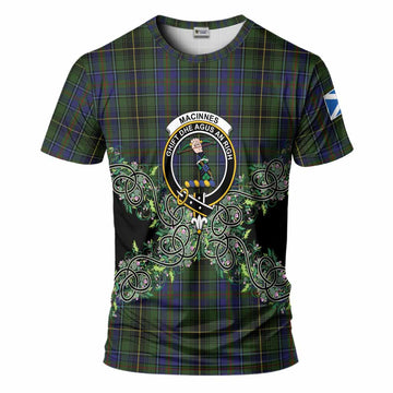 MacInnes (McInnes) Tartan T-Shirt Thistle Scottish Spirit
