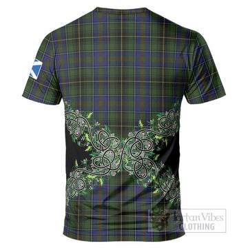 MacInnes (McInnes) Tartan T-Shirt Thistle Scottish Spirit