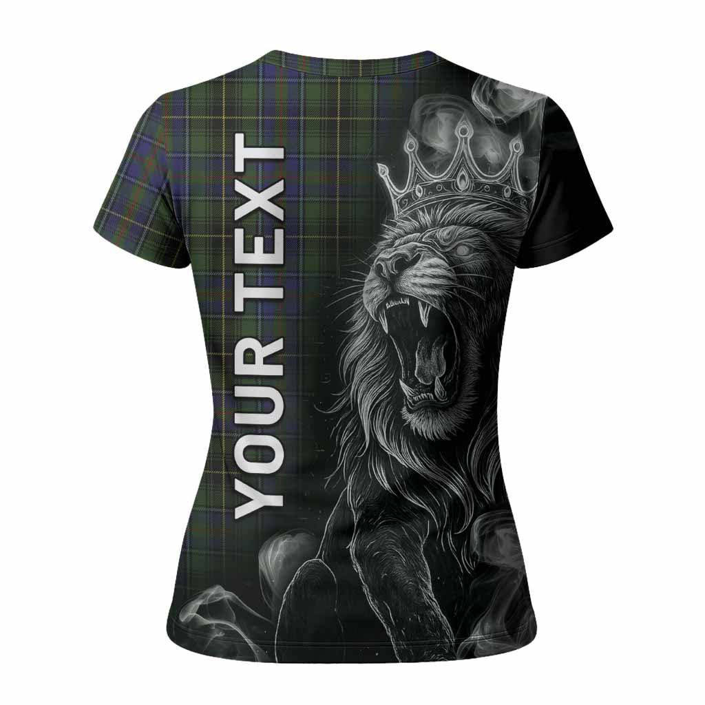 MacInnes (McInnes) Tartan Women T shirt Roaring Lion Heritage