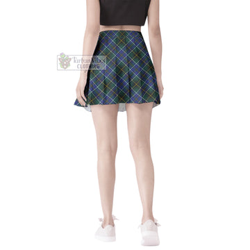 MacInnes Modern Tartan Women's Plated Mini Skirt