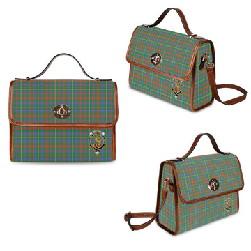 MacIntosh Hunting Ancient Tartan Waterproof Canvas Bag with Family Crest