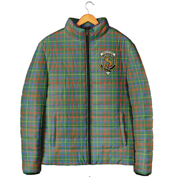 MacIntosh Hunting Ancient Tartan Padded Jacket with Family Crest