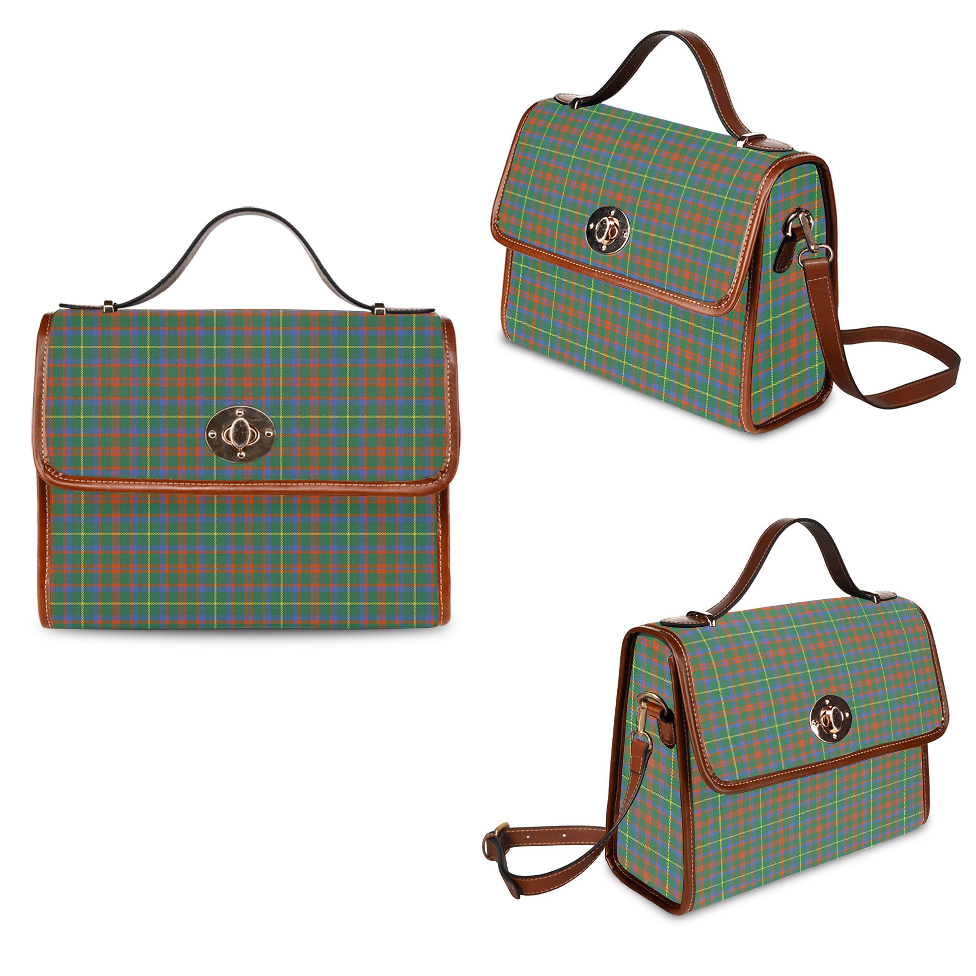 macintosh-hunting-ancient-tartan-leather-strap-waterproof-canvas-bag