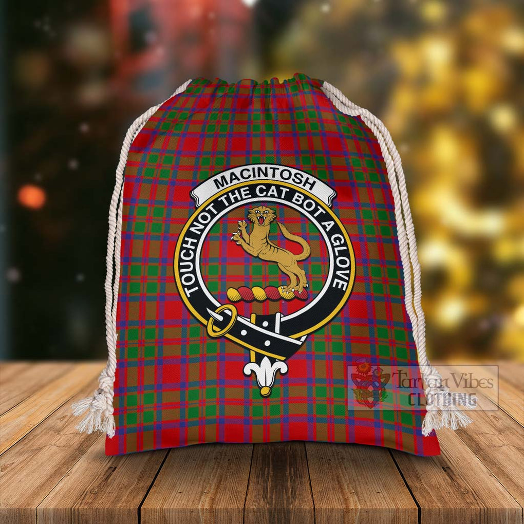 Tartan Vibes Clothing MacIntosh (McIntosh) Tartan Christmas Santa's Bag with Family Crest
