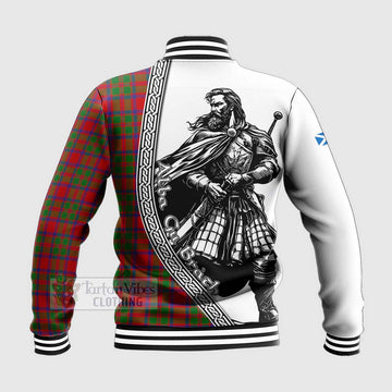 Tartan Vibes Clothing MacIntosh (McIntosh) Tartan Clan Crest Baseball Jacket with Highlander Warrior Celtic Style
