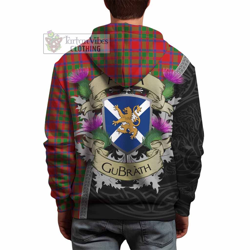 Tartan Vibes Clothing MacIntosh (McIntosh) Tartan Family Crest Hoodie Lion Rampant Royal Thistle Shield Celtic Inspired